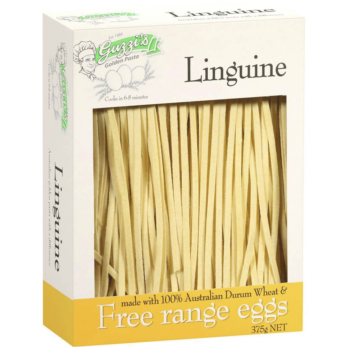 小肚腩澳洲代购 古兹扁面条 意大利面Guzzi's Linguine 375g