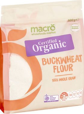 小肚腩澳洲代购Macro Organic Buckwheat Flour面粉纯荞麦粉500g