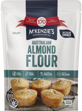 小肚腩澳洲代购 mckenzie's面粉 无麸杏仁粉Almond Flour 300g