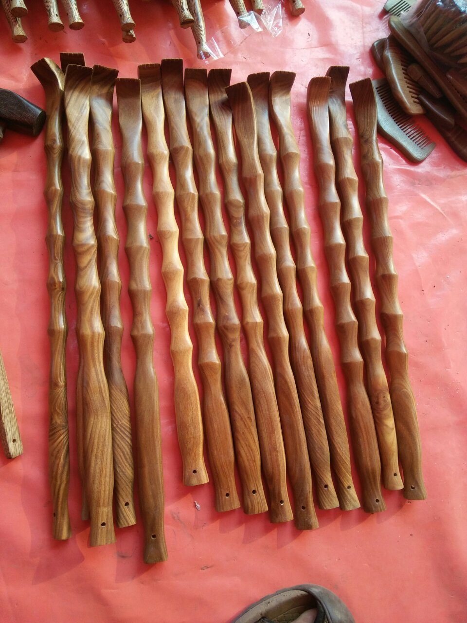 绿檀竹节挠一体挠木质红木不求人痒痒挠厂家