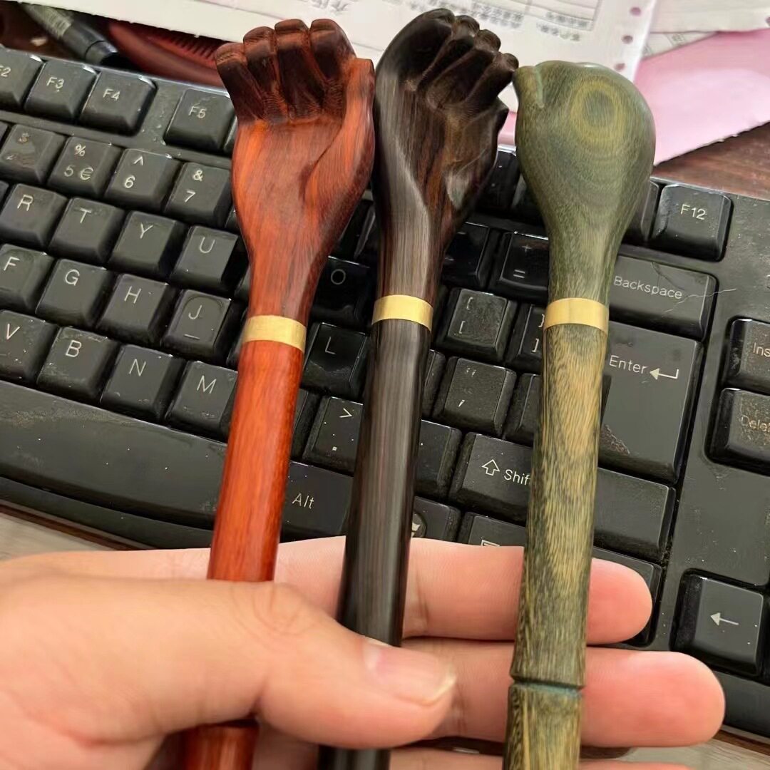 雕刻痒痒挠檀木雕刻小手挠不求人抓痒挠背部全身痒挠