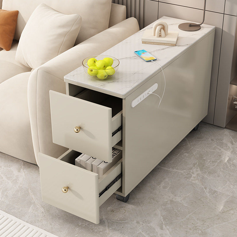 实木边柜岩板奶油风边几沙发柜角几角柜客厅储物网红充电移动暗格,住宅家具,角几/边几,淘宝优惠券,粉丝福利购,淘宝优惠卷