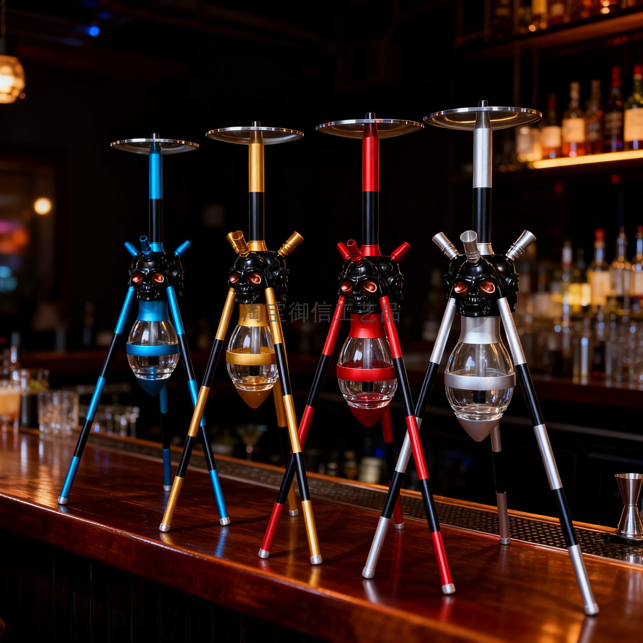 阿拉伯水烟钩大号三管单管三脚架