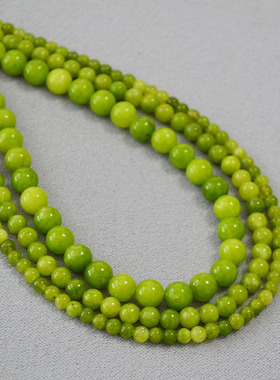 清凉夏日复古橄榄绿色短款项链