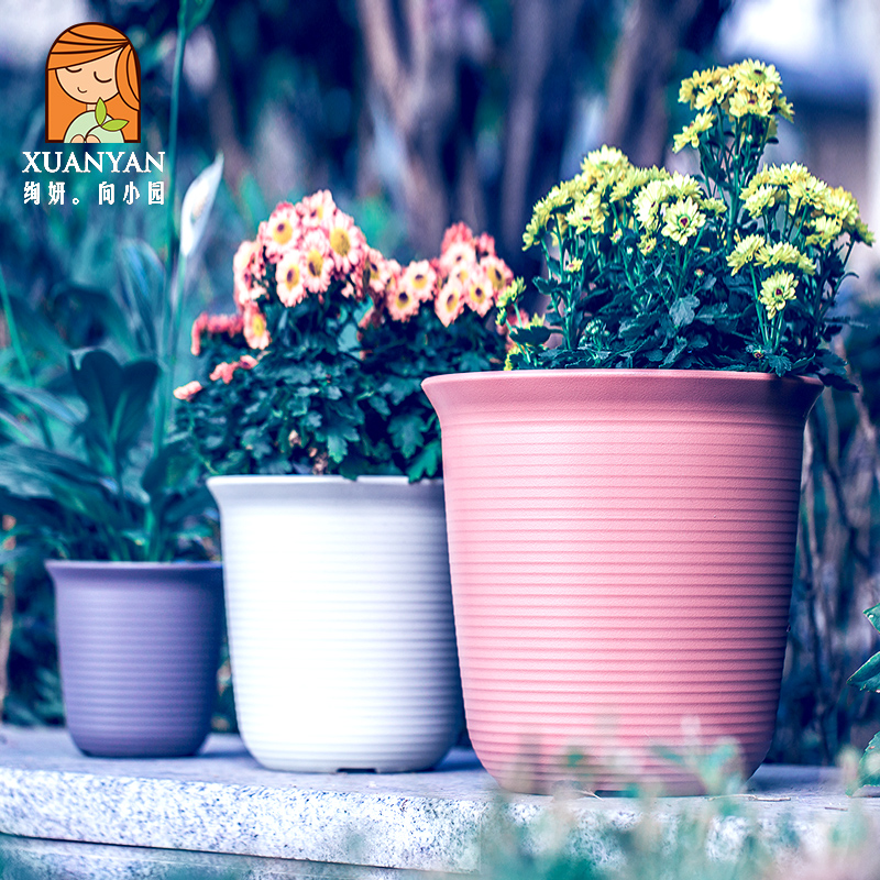 爱丽思长钵加厚加高日式吊兰花盆