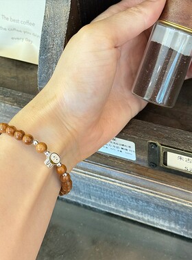 槐序HX【兔子系列】925纯银库克珠拉布布手串ins风童趣可爱手链女