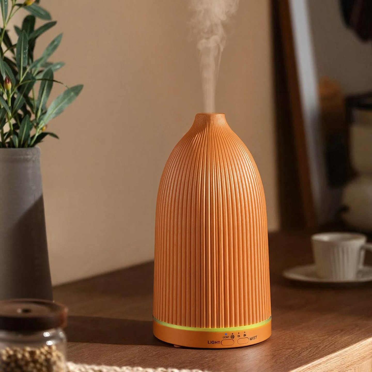 usb中式复古香薰机家用卧室加湿器静音精油专用香氛摆件礼物礼品