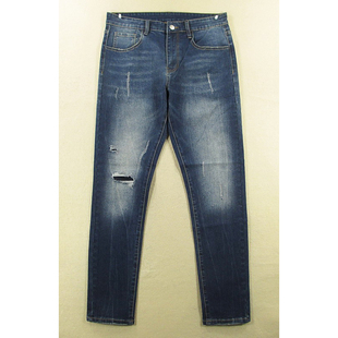 小脚裤 子外单设计版 4214 男32码 Q102 弹力修身 包邮 牛仔裤 样KHCO