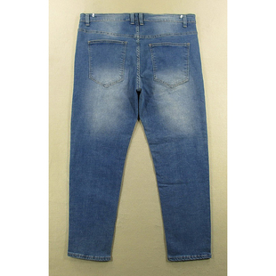 厚实弹力锥形小脚修身 大码 肥佬裤 牛仔裤 2203 男38码 O107 九分裤