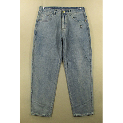 牛仔裤男32码老爹裤加肥宽松锥形薄长裤子全新品*I203/05504-11