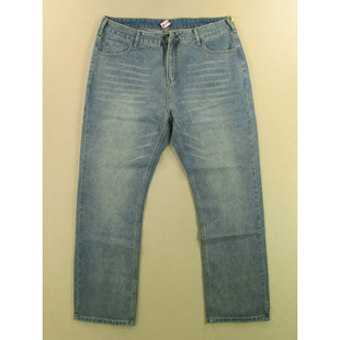 慵懒风阔腿裤 美式 高腰宽松直筒长裤 O307 肥佬牛仔裤 6804 男38码