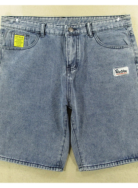 21*5986/M308*牛仔中裤五分裤男韩版青春怀旧复古修身KHCO包邮