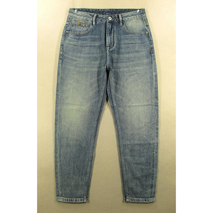 牛仔裤 6508 男复古锥形裤 M104 高腰宽松老爹萝卜型哈伦裤 薄款