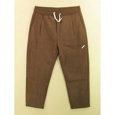 灯芯绒裤男36码加厚弹力条绒锥形小脚加大码松紧腰P203/3804-02