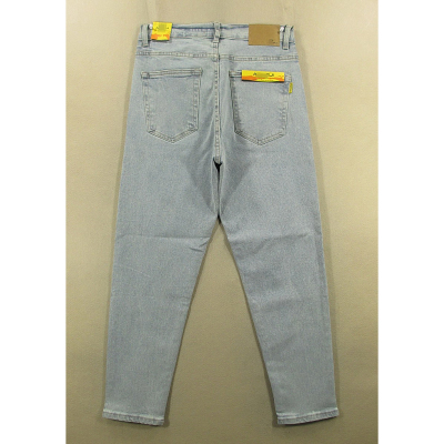 牛仔裤九分裤男30码加厚弹力锥形小脚裤修身名牛外单P107/2508-05