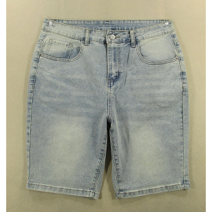 弹力修身 补丁短裤 52537 五分裤 F106 男32码 全新品 牛仔中裤 夏款