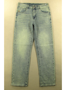 牛仔裤男弹力直筒修身洗水单品SLIM长裤子全新品*N203/59507-02