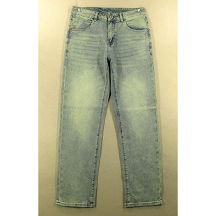 牛仔裤男弹力直筒修身洗水单品SLIM长裤子全新品*N203/59507-02