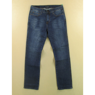 欧版 复古中腰弹力修身 直筒长裤 牛仔裤 6805 薄款 子O308 男32码