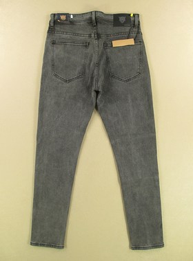 牛仔裤男30码加厚弹力修身小脚裤锥形长裤子全新品S401/68501-11
