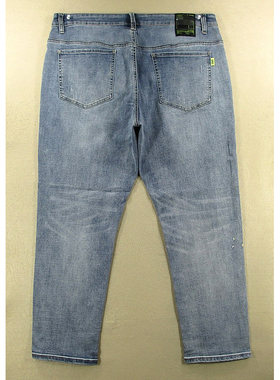 牛仔裤男38码森林有马百一电弹力锥形锥形大码修身L206/68913-01