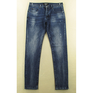 小脚裤 子加厚实KHCO 包邮 牛仔裤 0206 麻扎锣弹力修身 W214 男32码