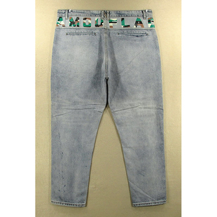 肥佬裤 KHCO 包邮 牛仔裤 68904 厚实破洞锥形小脚大码 N108 男38码