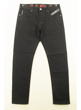 赤耳牛仔裤男32码黑色厚实弹力修身小脚丹宁外单SM/L108/4207-08