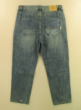 牛仔裤男38码老爹裤宽松微锥加大码肥佬裤KHCO长裤子R302/3803-05