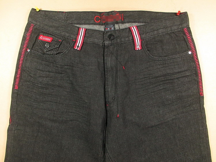 thumbnail for Denim Men&#039s American retro Trendy Super Plus Size Hip-Hop Skateboard Sn Fat Guy Pants P209/687842