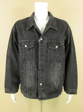 牛仔衣夹克外套男美式嘻哈宽松秋冬新款加厚保暖U113/98585*04