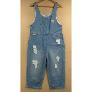 女27 1422 28码 破洞宽松W201 青春减龄显瘦se薄款 牛仔背带长裤