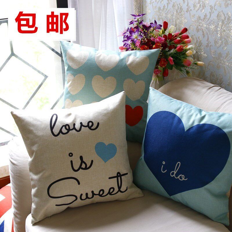 Square Pillows thickening Pillowcase Excluding Simplicity 50x50 lovely 45x45 sofa 60x60in the Home Fabric , Pillow/Pillow  category - from Buy2taobao.com to provide professional Taobao agent buy service
