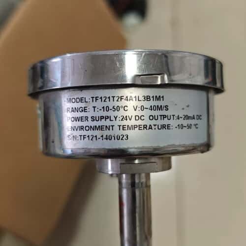 议价风速温度变送器，型号为TF121T2F4A1L3B1M1。可维修
