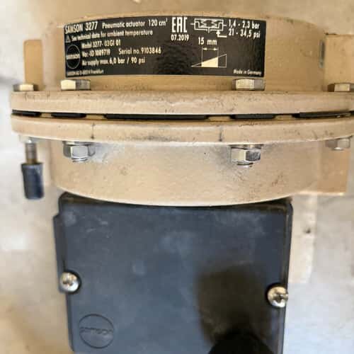 议价SAMSON3372萨姆森3372执行器（2）+3241阀门可维修