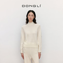 毛衣热销 女纯色针织衫 4756 秋冬半高领纯羊绒套头衫 东黎•山羊绒