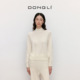 东黎•山羊绒 4756 毛衣热销 秋冬半高领纯羊绒套头衫 女纯色针织衫