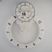 经典 齿轮转动 齿轮表 大挂齿个性 礼品 博派带时分 时尚 齿轮钟