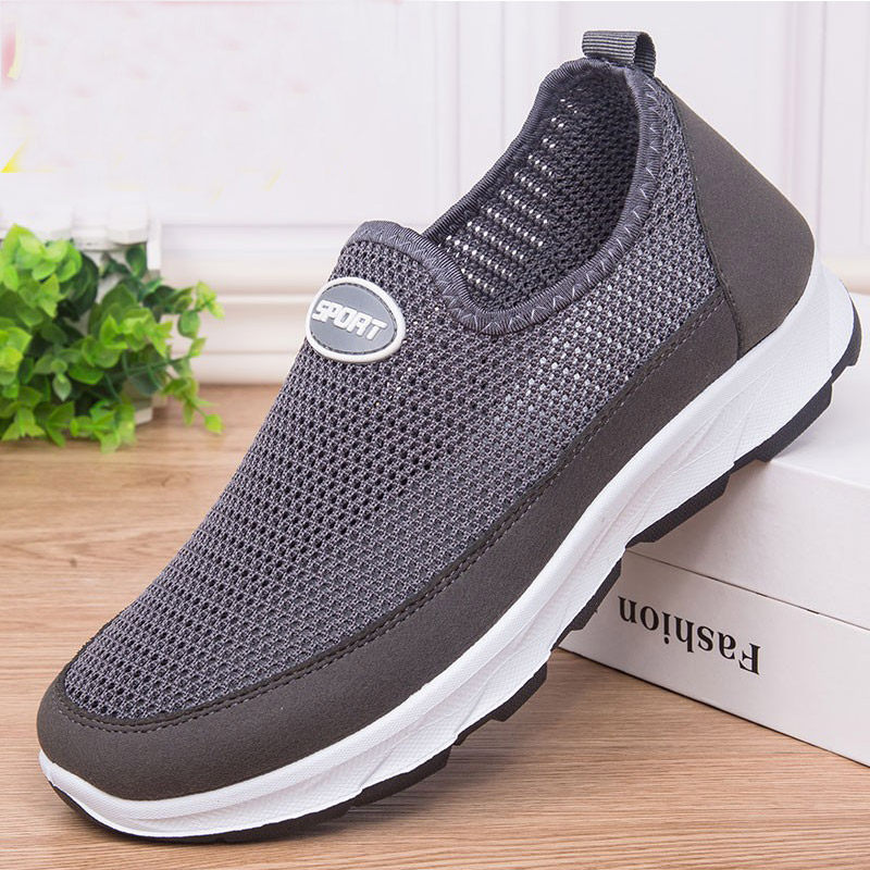 老年鞋老人男士凉鞋中年老爸鞋洞洞鞋老北京布鞋男防滑2023夏季鞋