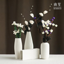 简约现代陶瓷白色花瓶 饰 家居装 家居饰品桌面摆件 陶瓷花瓶摆件