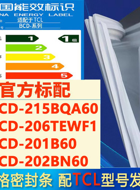 索格适用TCL BCD 215BQA60 206TEWF1 201B60 202BN60冰箱门密封条