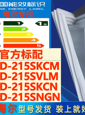 适用海尔冰箱BCD 215SKCM 215SVLM 215SKCN 215SNGN门密封条胶条