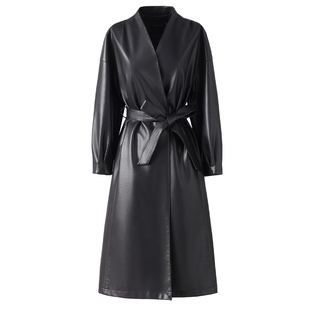 外套显瘦皮大衣港风绵羊皮风衣 海宁真皮皮衣女中长款 2025秋季 新款