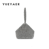 月芽儿镶钻亮闪水钻包女气质名媛高级感宴会晚宴结婚礼服小手提包