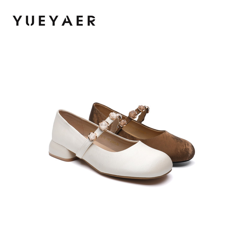 月芽儿月芽儿2025新款玛丽珍鞋女浅口珍珠装饰气质法式复古单鞋,女鞋,玛丽珍鞋,淘宝优惠券,粉丝福利购,淘宝优惠卷