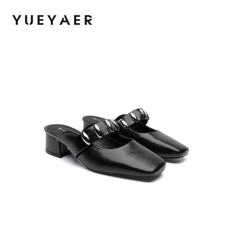 月芽儿法式包头拖鞋女2026春夏新款温柔软底外穿复古一脚蹬穆勒鞋,女鞋,穆勒鞋,淘宝优惠券,粉丝福利购,淘宝优惠卷