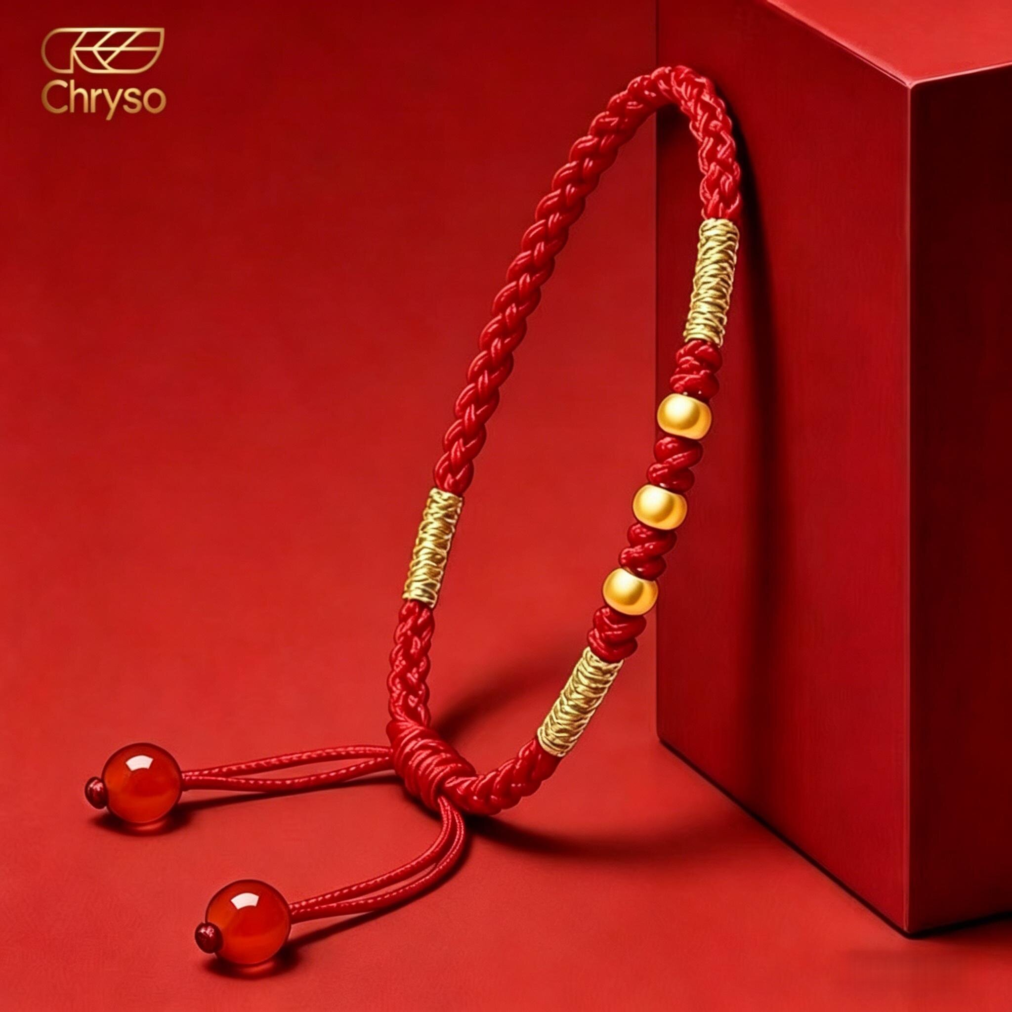 【Chryso】999足金小金珠古法圆珠散珠3D硬金黄金转运珠DIY配件