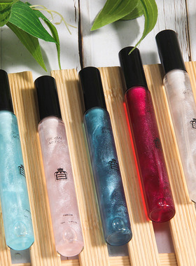 爆款12ml便携式小样女士流沙金香水蓝风铃平价学生持久淡香水