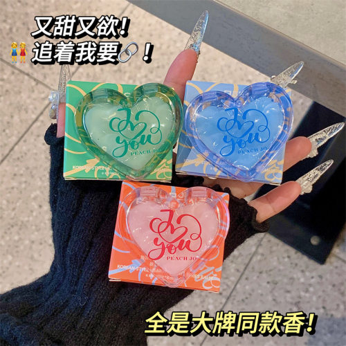PEACH JO+韩式固体香膏淡香持久留香自然清新香水学生便携香体膏