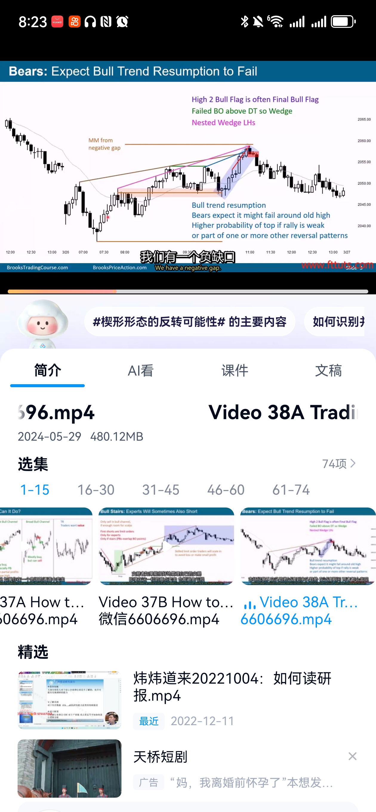 Al Brooks阿尔布鲁克斯《价格行为》Price Action视频完整版